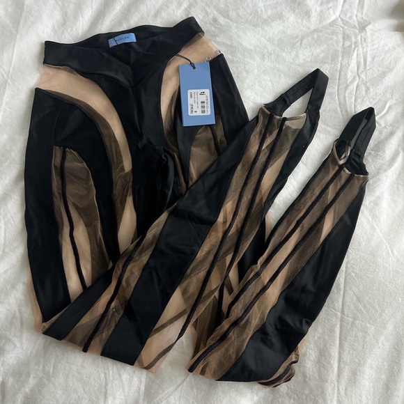 Thierry Mugler Pants - Mugler Spiral Legging size 38FR/Small US